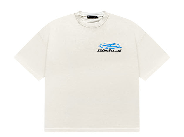 DISTRESSED CHEST LOGO TEE