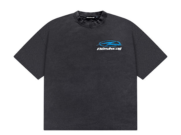 DISTRESSED CHEST LOGO TEE